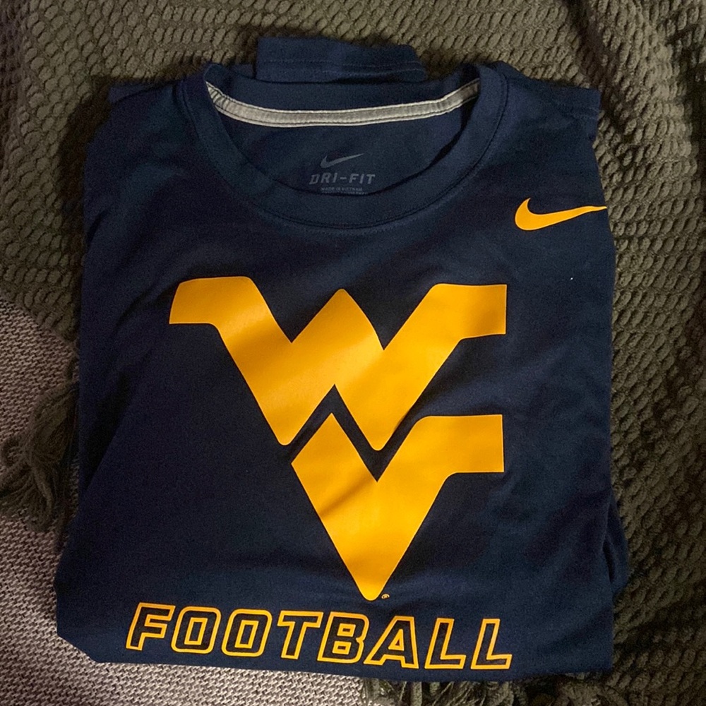 NIKE NAVY WV FOOTBALL TEE